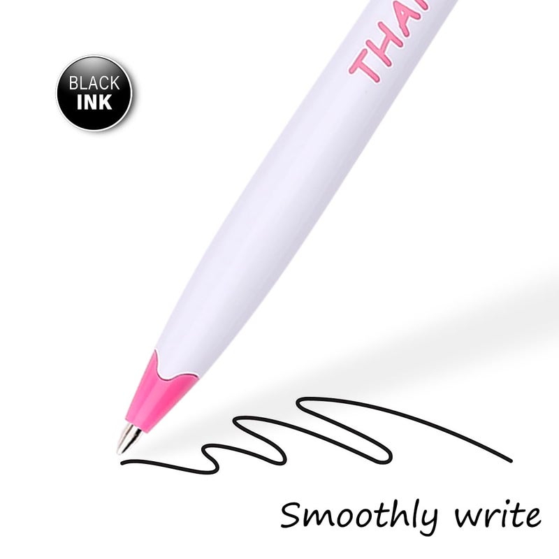 Sikao Cute Doctor Pens Thank You Caring Gifts for Doctors Medical Staff Assistants Healthcare Workers Women Coworkers Pharmacy (Pink 36Pack) - Image 4